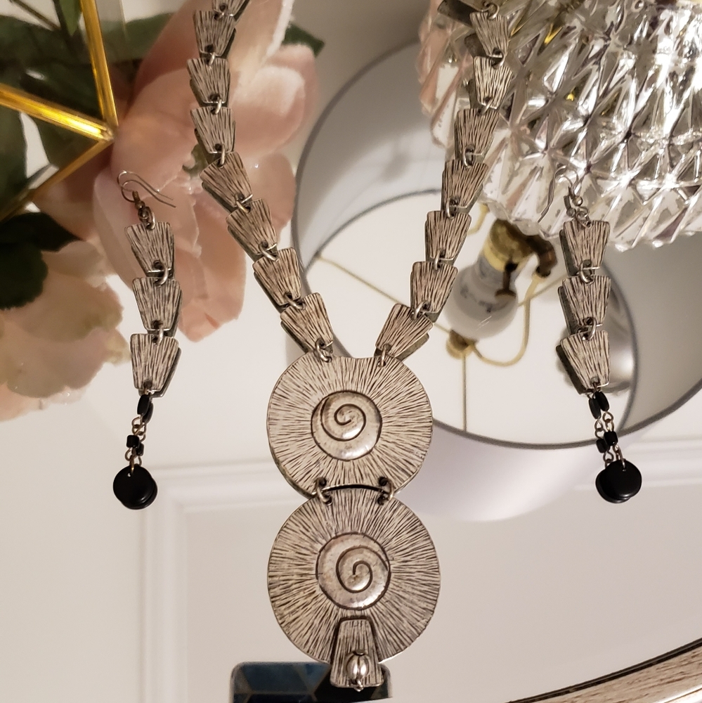 Necklace and Earrings